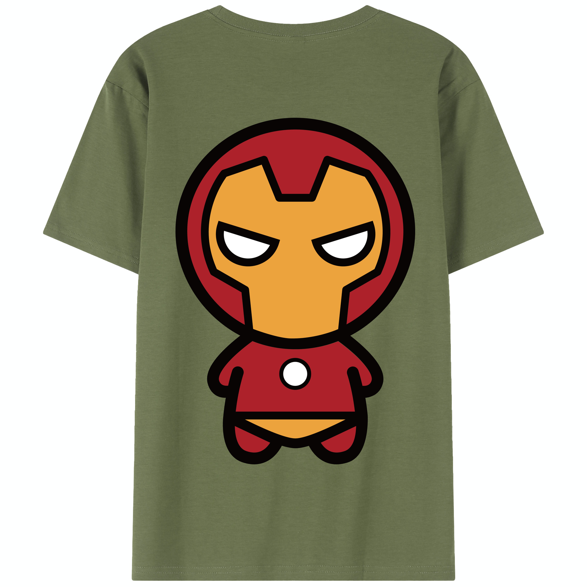 （画像用） アベンジャーズ The Avengers 綿100％半袖Tシャツ（背面プリント）